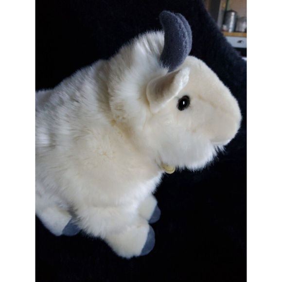 Aurora White Miyoni Mountain Goat Stuffed Animal Medium - Picture 8 of 9